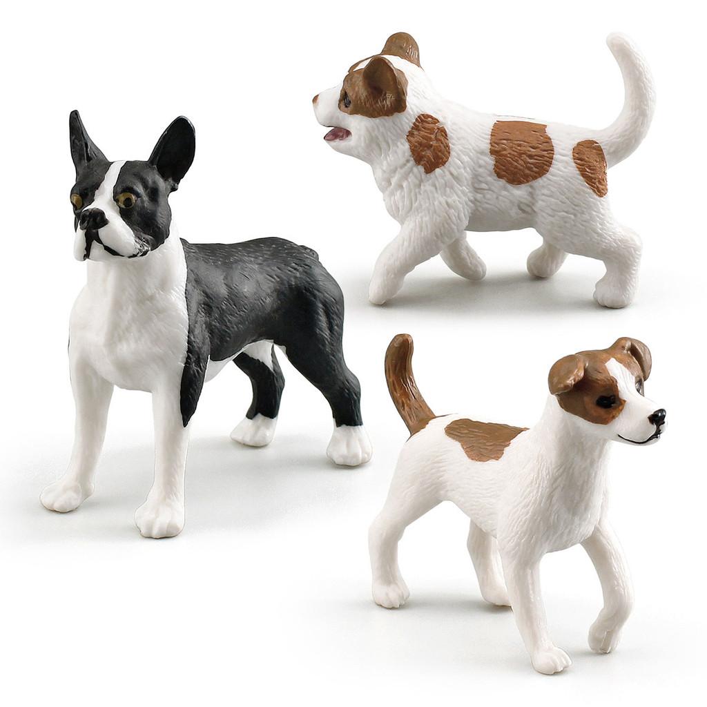 Realistic Jack Russell Terrier Pvc Dog Model Collectible Display For Pet Enthusiasts