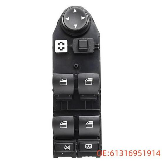 BMW Window Regulator Switch 61316951914 - Compatible Car Accessory Part Number 61316951914