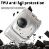 Transparent Protective Case Set For Insta360 GO Ultra Silicone Shockproof & Anti-Slip Protector Cover With Lens Cover