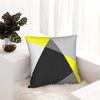 Yellow Grey Geometric Pillow Case  Graphic Pillow Cover Morden Pillowcases For Sofa Couch Bed Living Room