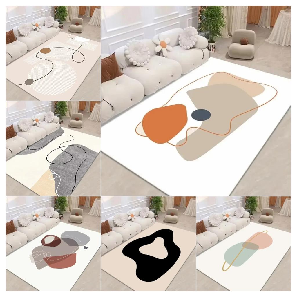 Moderner Schlichter Stil Teppich Wohnzimmer Creme Wind Dekoration Große Flächenteppiche Schlafzimmer Kinder Bettseite Tatami Rutschfeste Bodenmatten