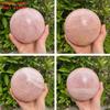BIG SPHERE BALL  Natural Pink Rose Quartz Crystal Healing Ball Sphere Chakra Meditation Stone NEW