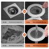 Stainless Steel Anti-Clog Bathroom Drain Cover & Hair Catcher