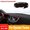 For Hyundai Tucson 2015 2016 2017 2018 2019 2020 Car Dashboard Cover Sunshade Anti-UV Anti-Dirt Carpet Non-Slip Mats Accessories