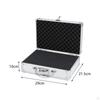 Aluminum Hard Carrying Case,Aluminum Case with Foam,Microphone Shockproof Case,Hard Shell