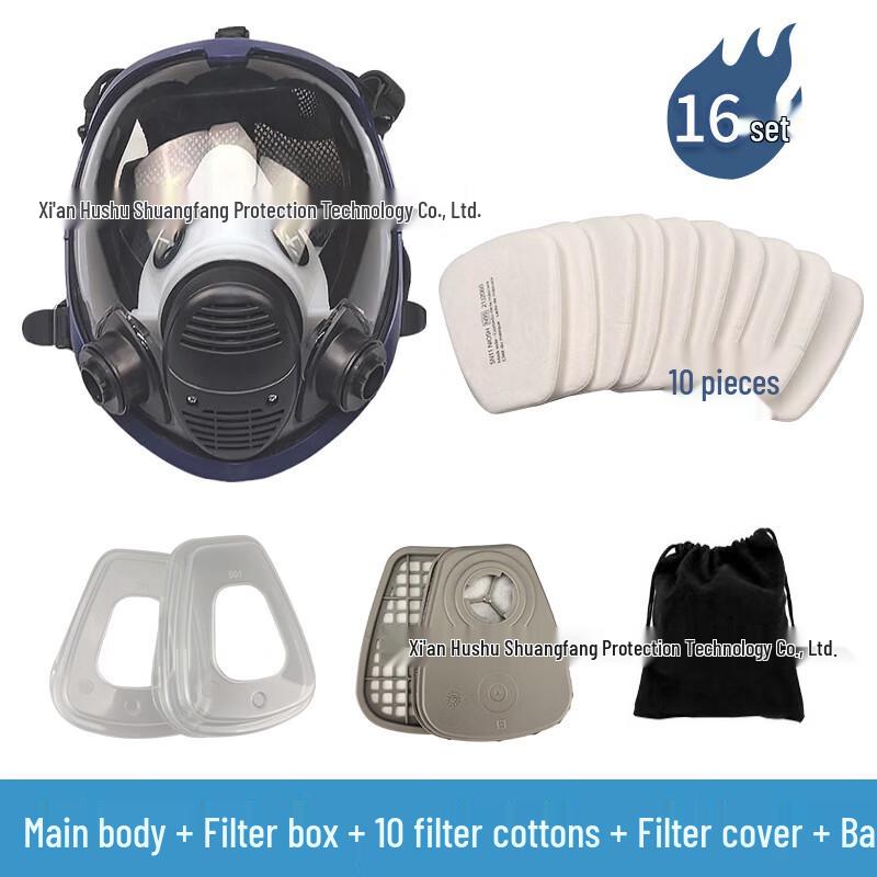 Yuanzu 6900 Blue-Edged Spherical Gas Mask