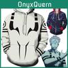 Stilvolle Jujutsu Kaisen Hoodies für Herren mit lebhaftem 3D-Druckdesign