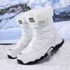 Women's Fleece-Lined High-Top Snow Boots - Warm, Thick, Plus Size Cotton Short Boots for Autumn/Winter Fashion