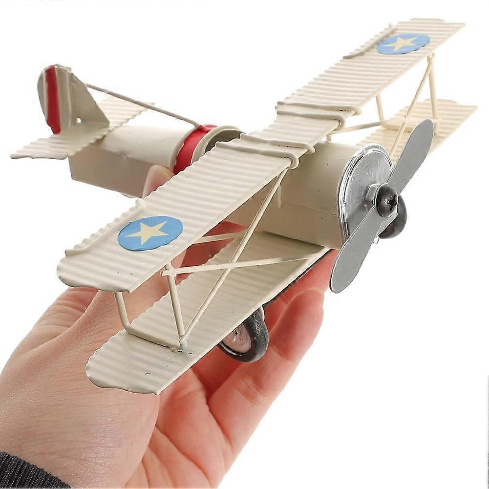 Airplane Model Ornament Metal Figurine Plane Airplane Toy Wooden Plane Model Kits for Adults Airpla