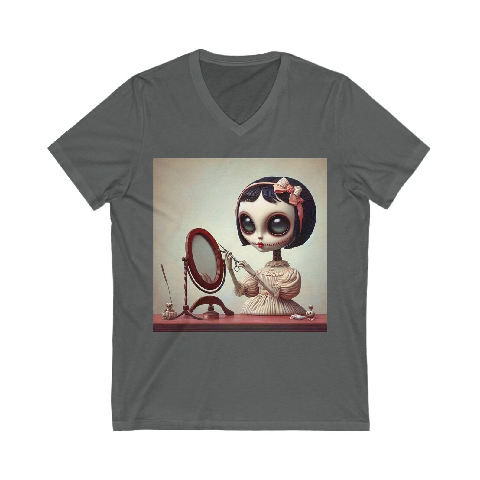 Goth Chick V-Neck Tee 160