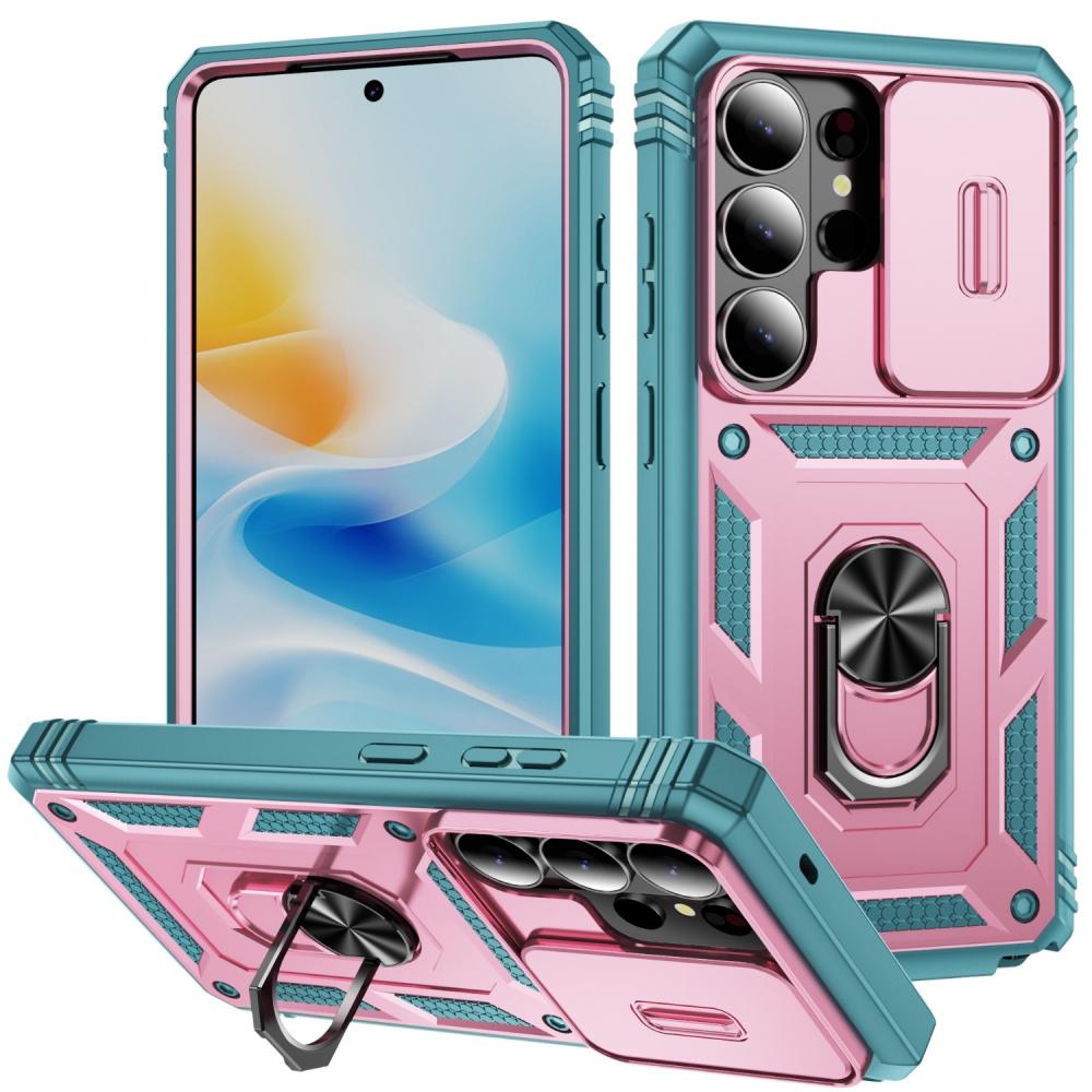 Heavy Duty Armor Lens Protection Case For Samsung S26 Ultra S25 S24 FE S23 S22 S21 S20 A34 For Magsafe Magnetic Holder Cover