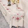 European Embroidery Hollow Table Flag Pastoral Embroidery Fabric Spring Flower Tv Cabinet Coffee Table Tablecloth