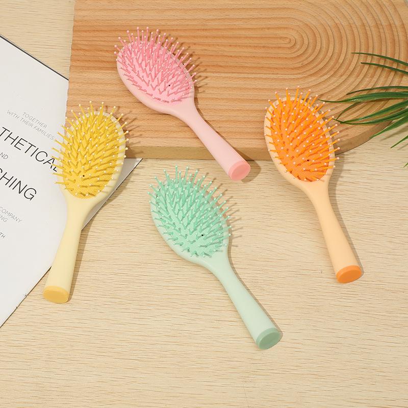 Cute Heart Mini Airbag Massage Comb - Girly Anti-static Portable Cushion Comb
