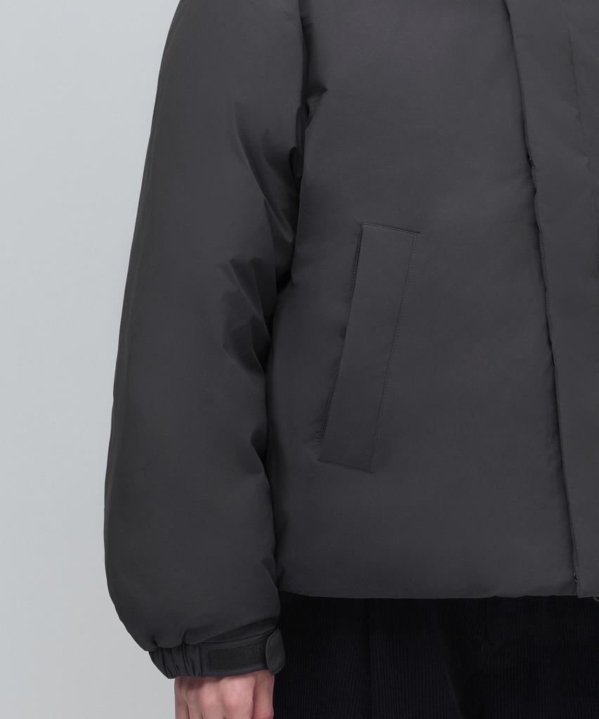 Musinsa Standard Daily Puffer Minimal Short Padded Jacket [Dim Gray]