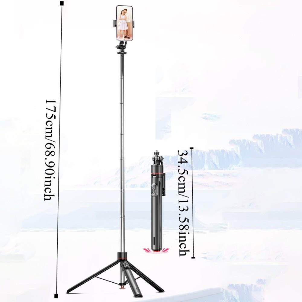 Tripod Bluetooth Selfie Stick 1.75 M Selfie Stick Stand Telescopic Selfie Stick Home