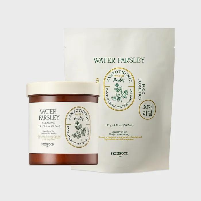 Pantothenic Water Parsley Clear Pad 60 Sheets + Refill 30 Sheets