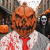 Kids Gift 3D Pumpkin Halloween Mask Realistic Funny Halloween Cosplay Mask Unisex Creativity Full Face Mask Haunted House