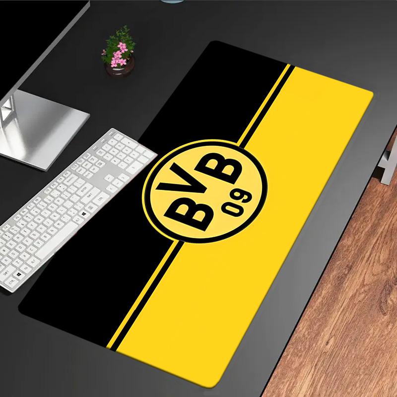 Bvb 09 Football Club mouse pad, rubber base, esports desk mat, mouse pad for gamers and office use, gaming desk , easy to clean mat