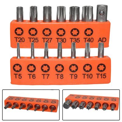 14 szt. Zestaw wkrętaków Bity do wkrętarki elektrycznej Bity wkrętakowe Torx
