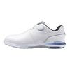 Nexlite Energy Boa Golf Shoes, Lightweight, Wide Grip, Waterproof, Men's, White X White, Size 28.0 Cm, 4E