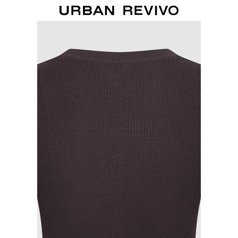 UR Women's Ribbed Knit Long-Sleeve Sweater