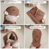 Baby Snow Boots, Baby Cotton Shoes, Winter Soft-soled Toddler Shoes, Boys and Girls Plus Velvet and Thickened Short Boots