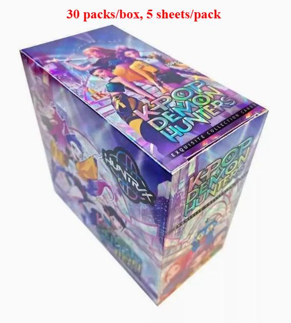 Korean Pop Demon Hunter Girls flash card collector, rare animation character children s plaything, student card game card