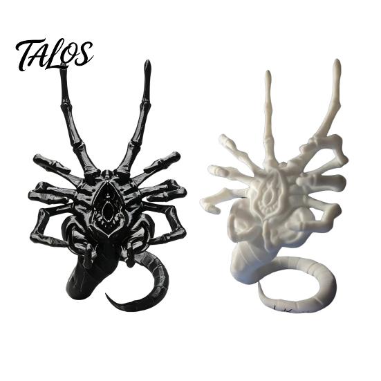 Cell Phone Stand for Desk Alien Facehugger Stand, Unique 3D Printed Holder, Trendy Desktop Decoration Sturdy PLA Decorative Smartphone Mount