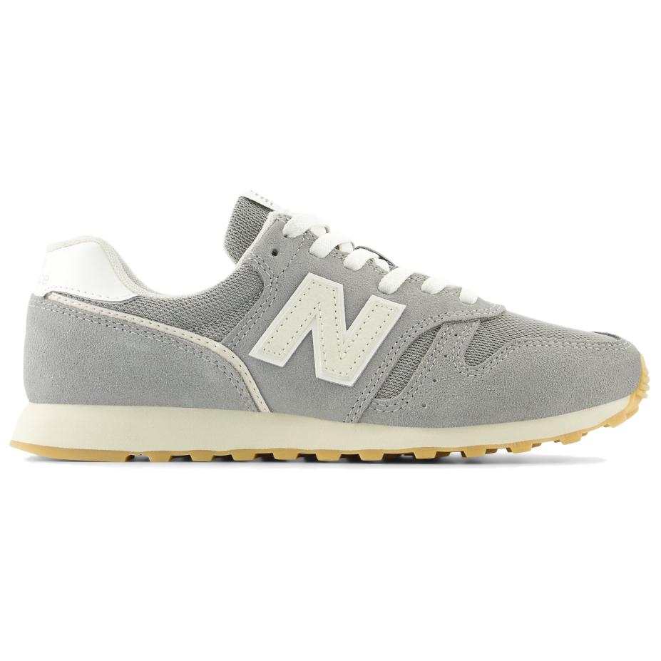 New Balance Nb 373 Comfortable Versatile Low-Top Lifestyle Casual Shoes Women Sneaker Light-Gray WL373GY2