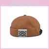 Bear Embroidered Summer Cotton Hat With Rolled Edge Adjustable Strap Cap Gift
