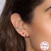 S925 Sterling Silver Multi-Zircon Premium Ear Buckle Earrings Earrings 18K Gold Plated Earrings