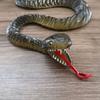 Yousheng Realistic Fake Rubber Snake Toy, Lifelike Snake Model with Tongue-Out, Simulated Snake for Halloween Party Gag, Bird Deterrent, Garden