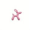 20pcs New Candy Color Cartoon Balloon Dog Pendant Women Beads Short Chain Choker Necklaces Collar Trendy Cute Puppy Jewelry Gift