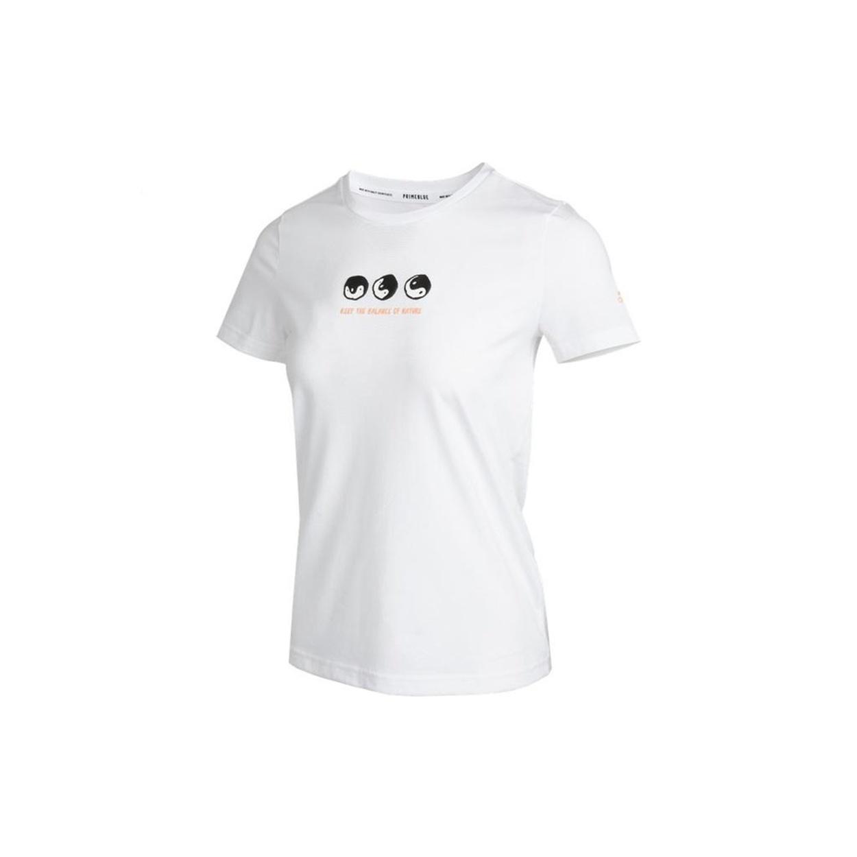 (WMNS) adidas Primeblue Graphic T-Shirt Asia Sizing  White  Women s GN7367 S