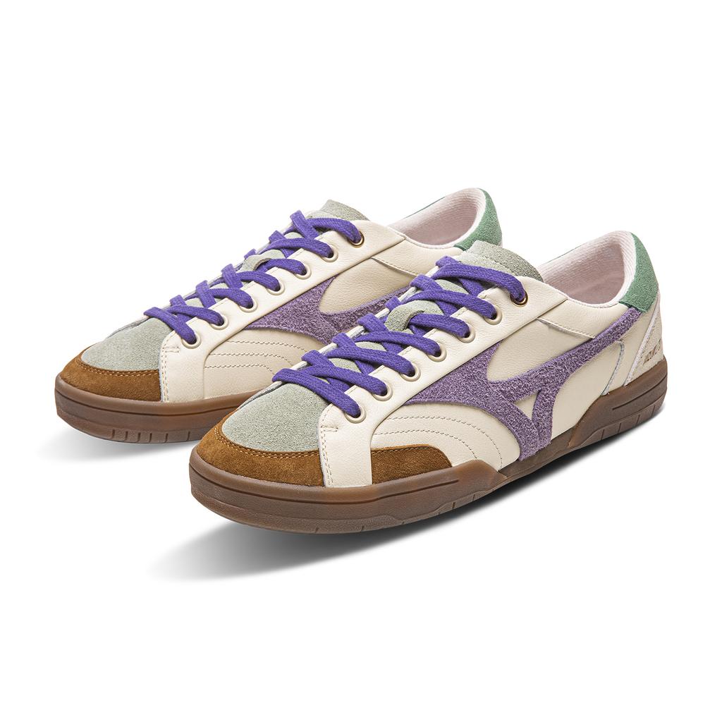 Mizuno Court Entry Off White Purple Green Unisex D1GH261007