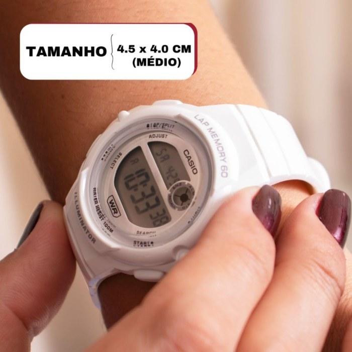 Casio LWS-1200H-1AVDF, White, One Size, Strap.