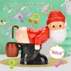 Plastic Electric Santa Claus Bubble Machine Christmas Bubble Maker Kids Toy  Kids Playing Supplies