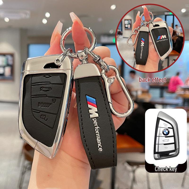 BMW Schlüsseletui für Modelle der 3er, 5er, 6er Serie & X1, X3, X5, X7 – Neue Klinge 530 & 320li Schale mit ix3 Schnalle