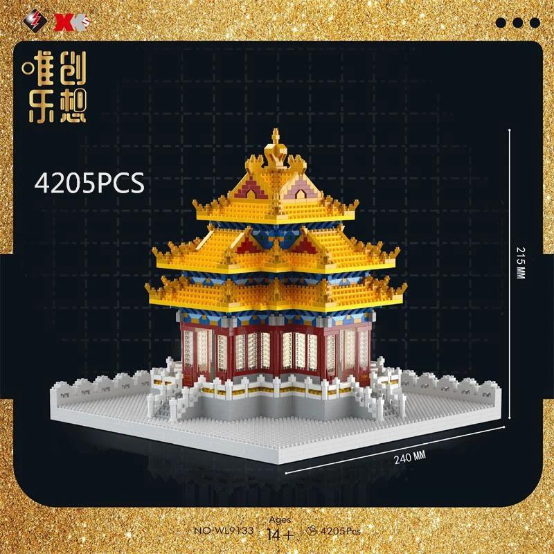 Challenge Moon Palace Castle Yz Mini Blocks Architecture Beautiful House Brinquedos Diy Toy Girls Christmas Gifts New Year