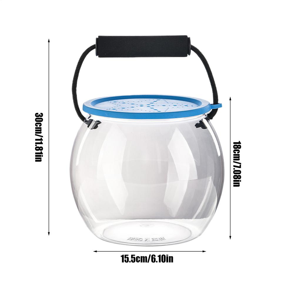 

ПЭТ Пляжный Аквариум Маленький Аквариум Контейнер для Транспортировки Рыб Мини Ракушка Краб Пейзажный Аквариум Прозрачный Дышащий Контейнер Коробка