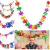 1/4pcs Xmas Gift Christmas Metalic Foil Garland Multi Colour Wedding Accessories Ceiling Wreath Creative Party Supplies