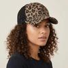 Soft Visor Hat Adjustable Mesh Peaked Hat Hip Hop Leopard Print Baseball Cap  Spring