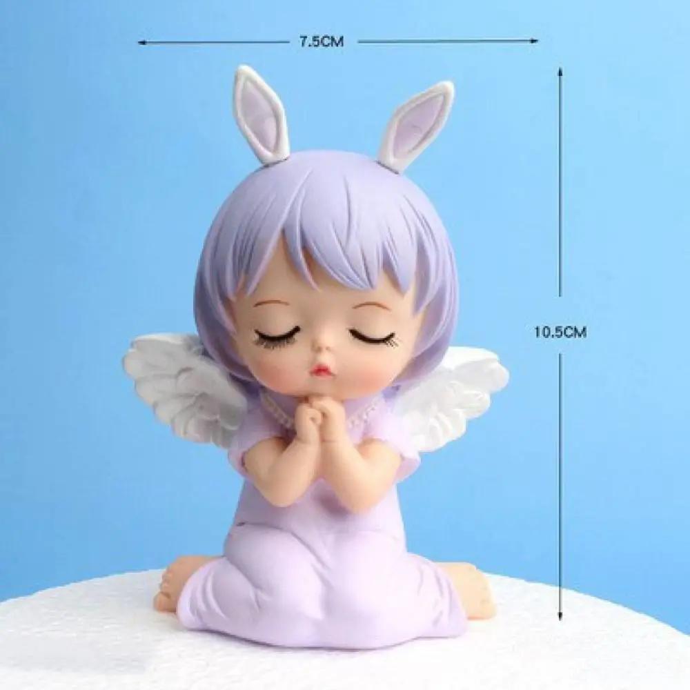 Event & Party PVC Anime Figure Cake Topper DIY Barking Angel Cake Topper Girl Cake Decorating Supplies Cake Decorate Home