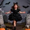 Girls Princess Cake Tutu Dress Flower Girl Performance Gown With Headband
