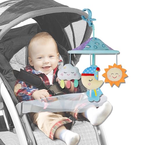 Cute Character Stroller, Mobile, Car Seat, Car Toy, Rattle, Rattle, Baby Toy, Baby Shower Gift, Birthday Gift, for Toddlers Aged 0 and Up