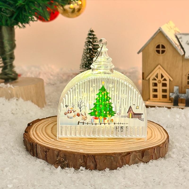 

Декоративные элементы: Хрустальный Маленький Ветровой Фонарь Светодиодный Подсветка Рождественский Ночник Детский Сад Подарок Christmas tree