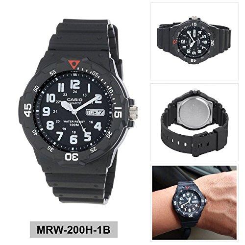 [Casio] CASIO BASIC Basic MRW-200H-1B Black Men's Watch [Reimported Model]