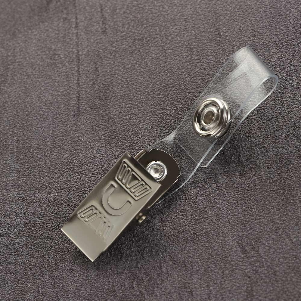 10 Stück Anti-Verlust für Ausweis-Kartenhalter, Schreibwaren-Rollenclip, Lanyard-Clips, Schlüssel-Namensschild-Lanyard-Clips
