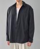UMM Standard Fit Plain Hellsford Shirt_Black