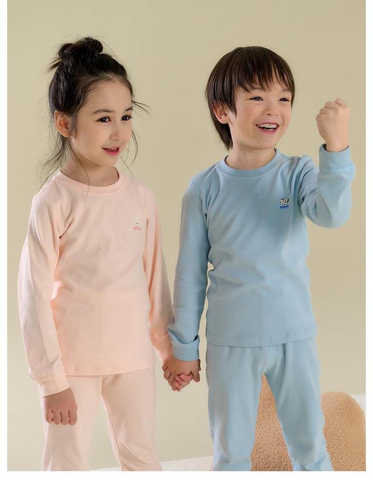 100% Cotton Hall Kids' Pure Cotton Pajama Set: Antibacterial, Anti-Pilling Children's Homewear